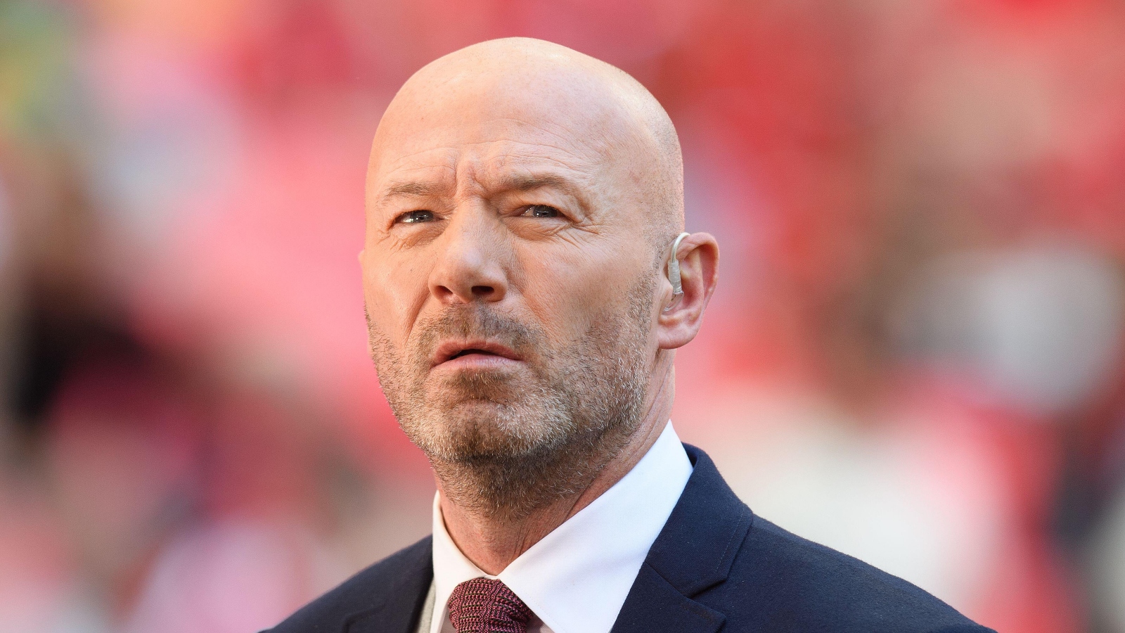Alan Shearer during a BBC broadcast