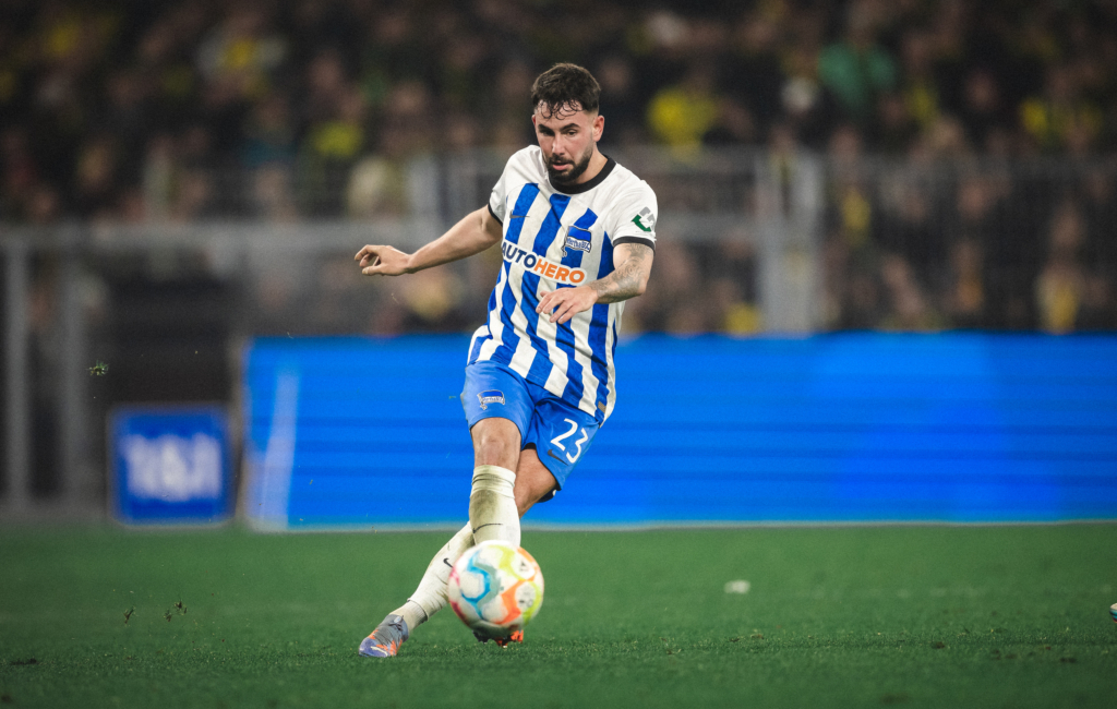 Marco Richter during the game against BVB.