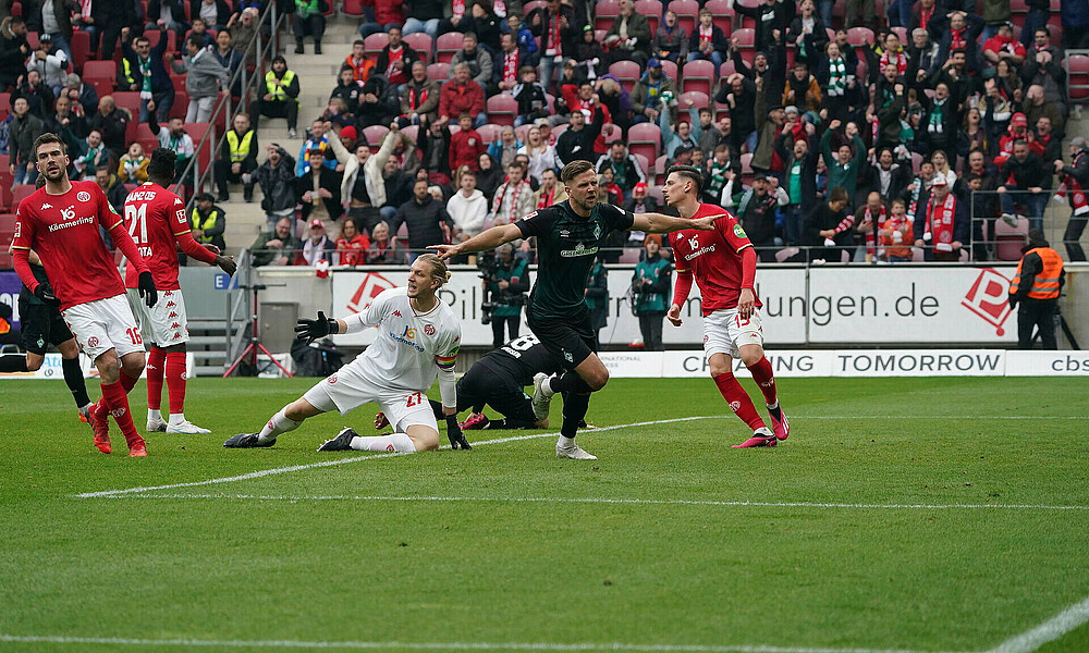 Niclas Füllkrug after his equaliser