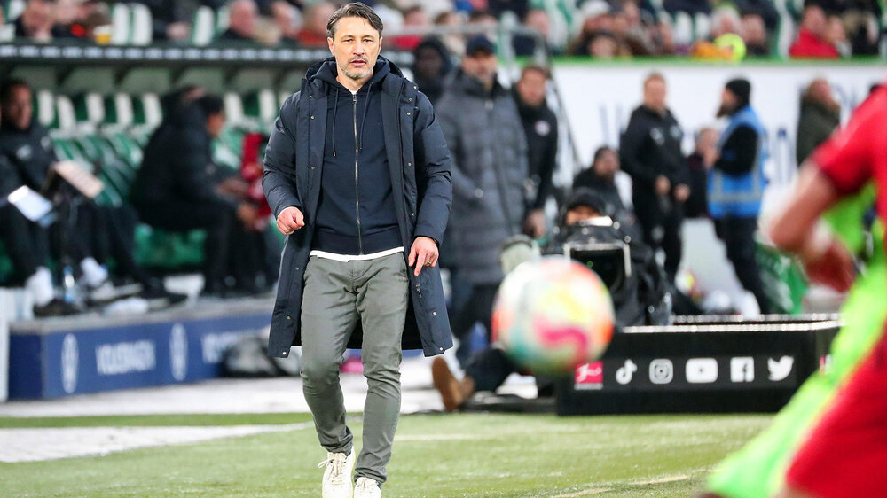 VfL-Wolfsburg-Trainer Niko Kovac an der Seitenlinie.
