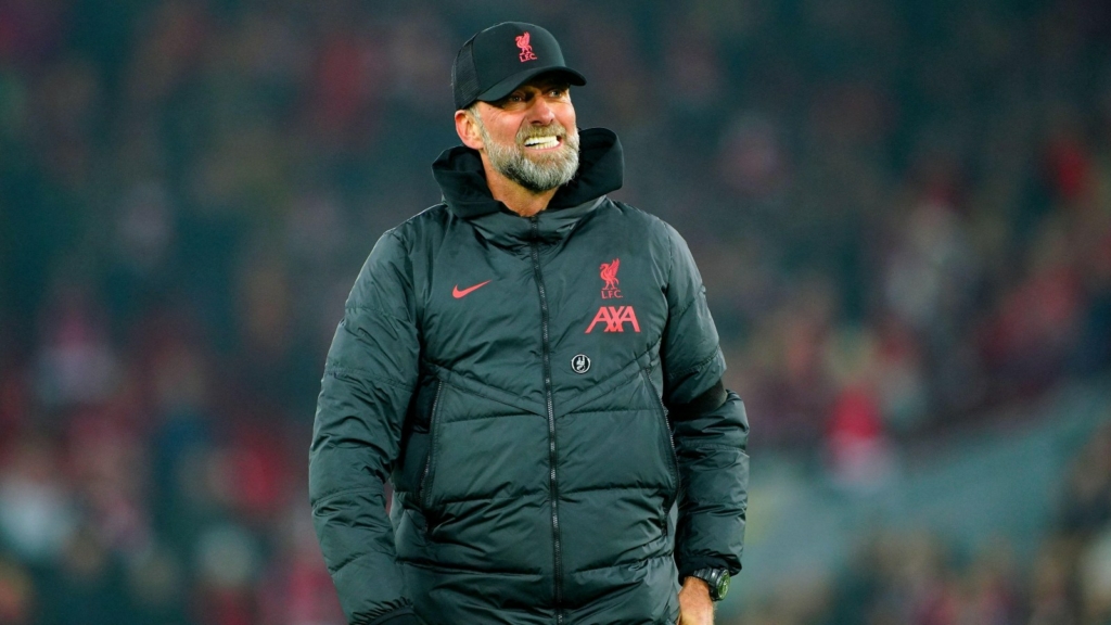 Liverpool boss Jurgen Klopp looks happy