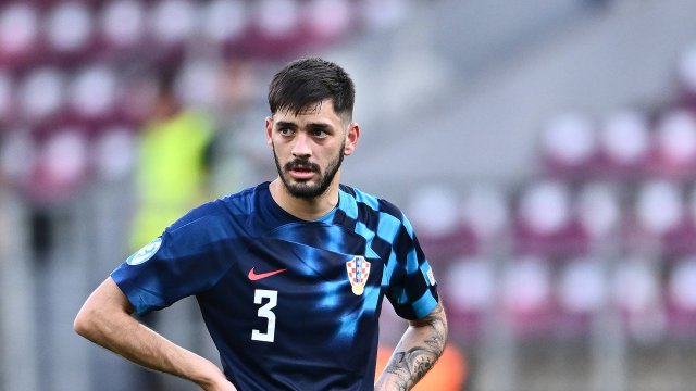 David Čolina beim Spiel der kroatischen U21 gegen die Ukraine