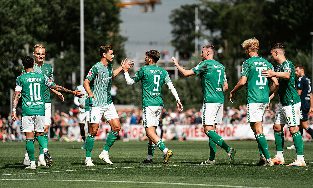 Werder will play three friendlies as part of the training camp (Photo: W.DE).