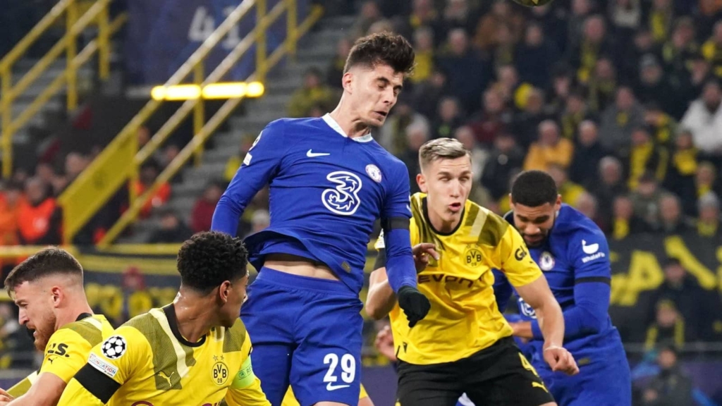 Kai Havertz, Chelsea v Borussia Dortmund, February 2023