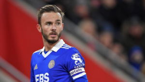 James Maddison of Leicester City - Southampton v Leicester City, Premier League, St Mary's Stadium, Southampton, UK - 7th March 2023