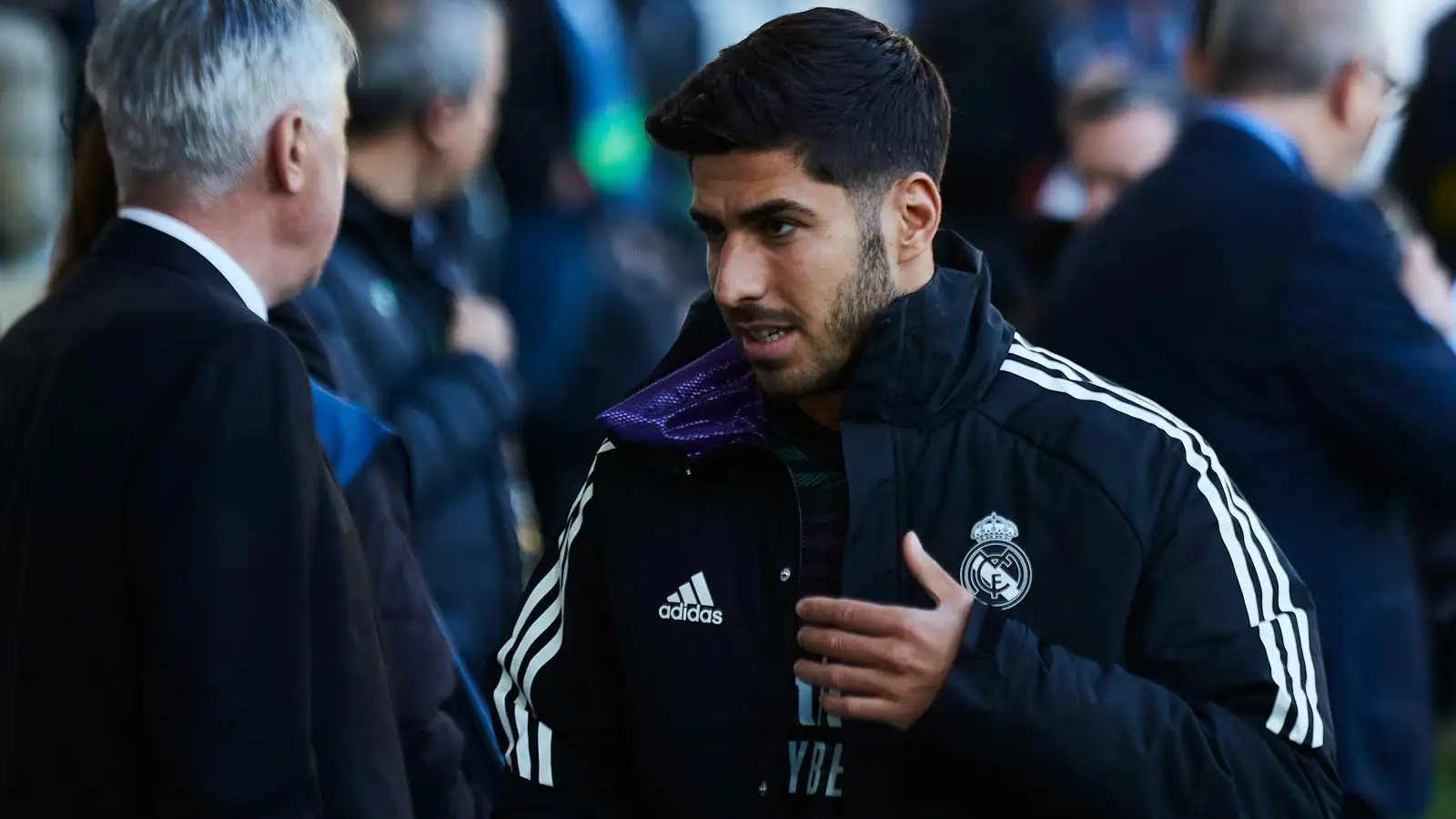 Real Madrid winger Marco Asensio before a match