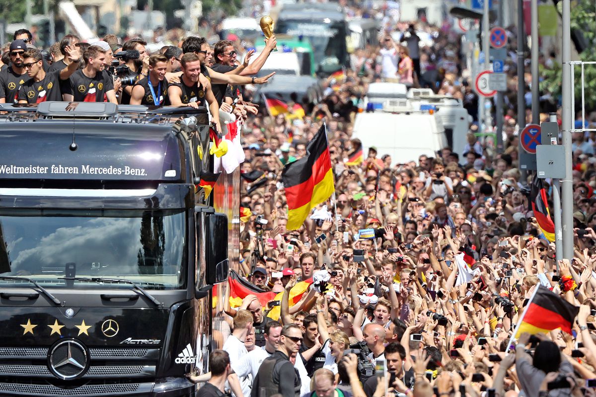 World Cup 2014 Champions Return Home