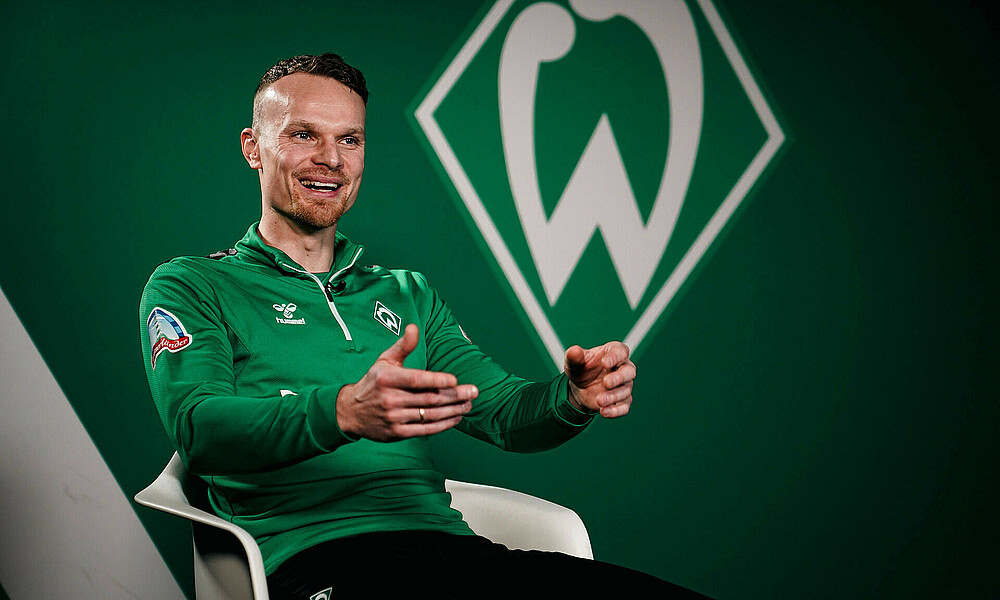 Christian Groß in a WERDER.TV interview.