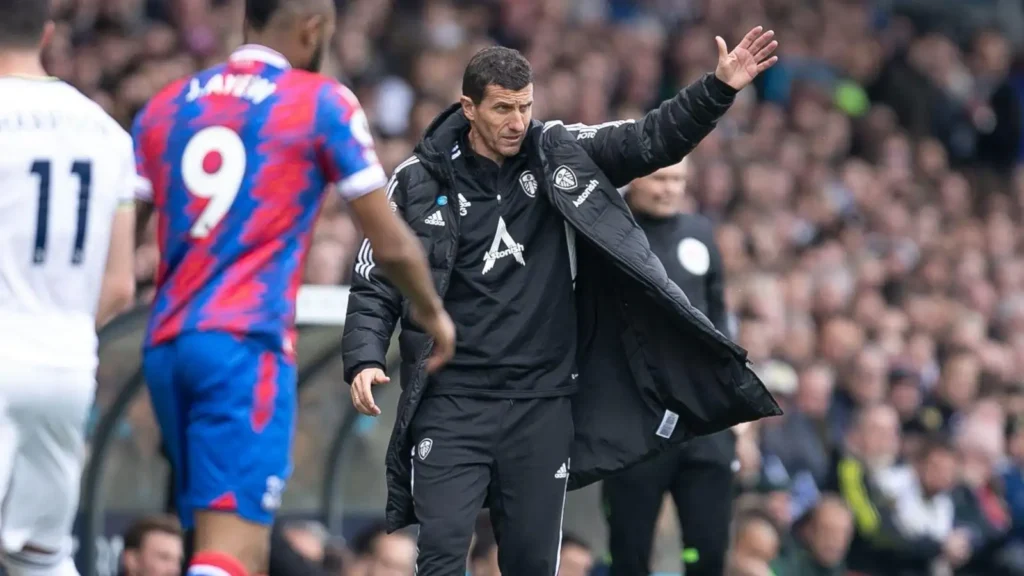 Javi Gracia during a match