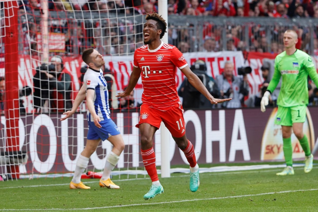 GERMANY-MUNICH-FOOTBALL-BUNDESLIGA-BAYERN MUNICH VS HERTHA BSC