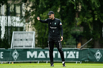 Ole Werner at the training camp in Zillertal.