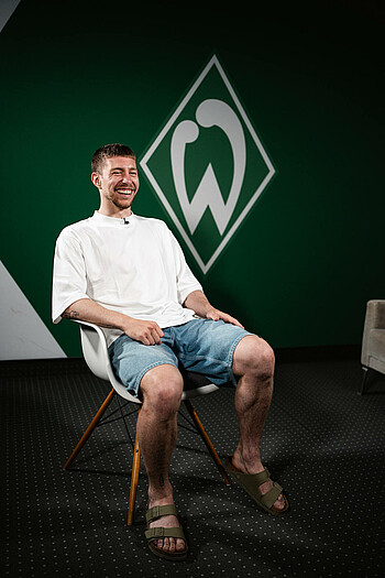 Mitchell Weiser smiling in an interview.