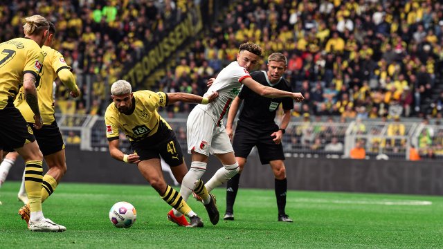 Ruben Vargas im Spiel gegen Dortmund