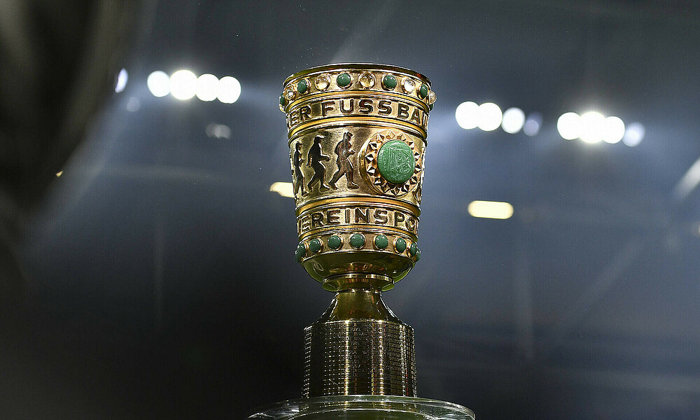 The DFB-Pokal trophy.