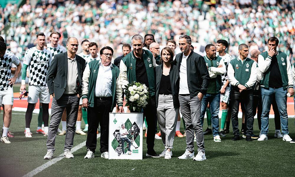 Frank Baumann's send-off at the wohninvest WESERSTADION.