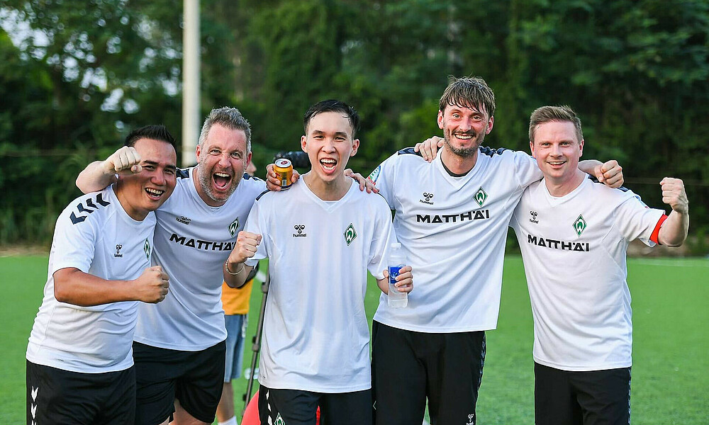 SV Werder Bremen's delegation in Vietnam