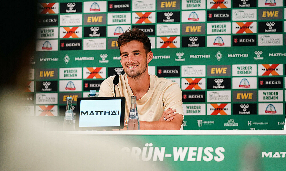 Olivier Deman in the mixed zone