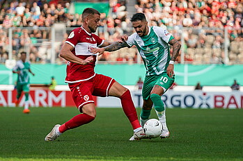 Leonardo Bittencourt during the last match against Cottbus.