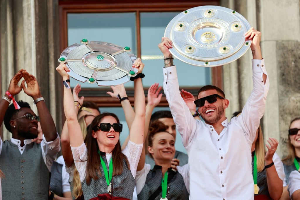 FC Bayern Muenchen Celebrates Winning The Bundesliga