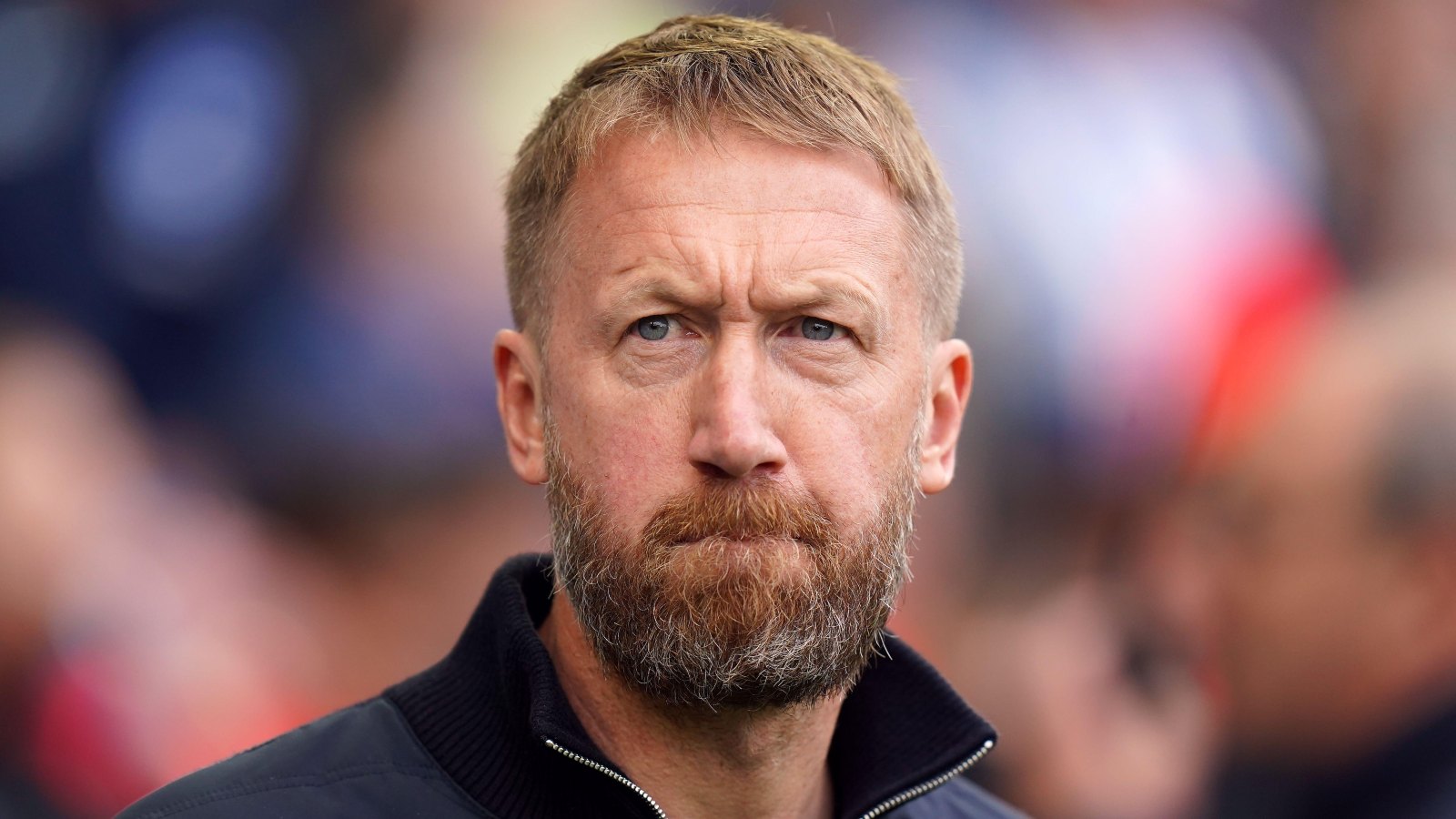 Chelsea boss Graham Potter watches his side