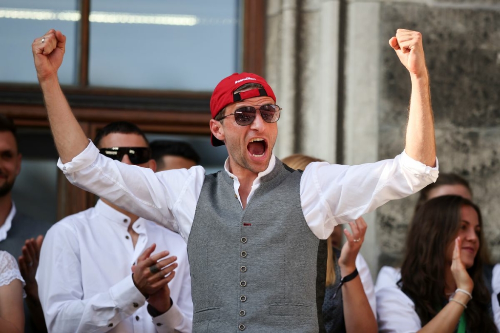 FC Bayern Muenchen Celebrates Winning The Bundesliga